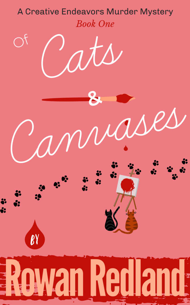 of cats and canvases book cover rowan redland